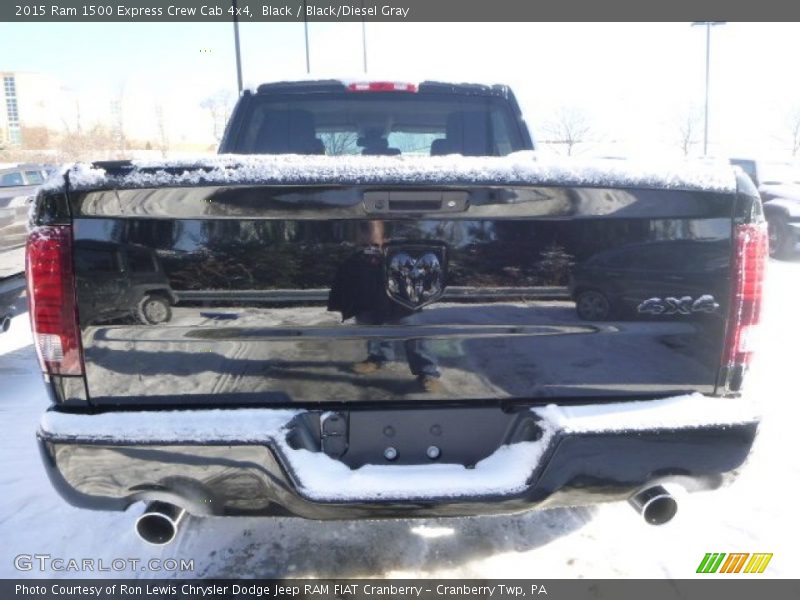 Black / Black/Diesel Gray 2015 Ram 1500 Express Crew Cab 4x4