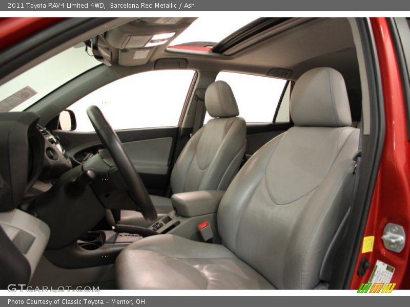 Barcelona Red Metallic / Ash 2011 Toyota RAV4 Limited 4WD
