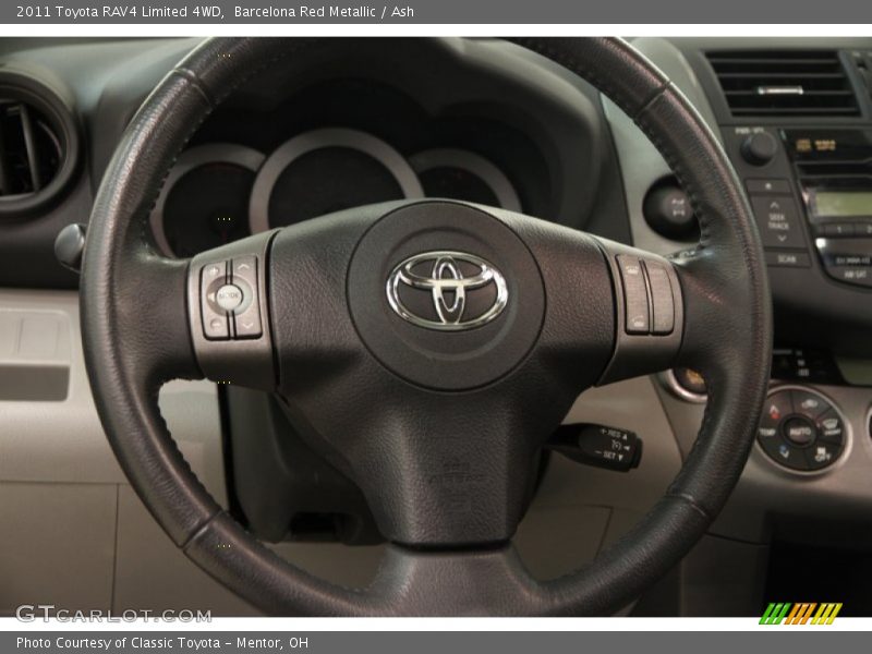 Barcelona Red Metallic / Ash 2011 Toyota RAV4 Limited 4WD