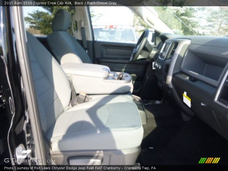 Black / Black/Diesel Gray 2015 Ram 1500 Express Crew Cab 4x4