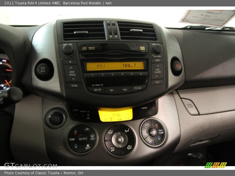 Barcelona Red Metallic / Ash 2011 Toyota RAV4 Limited 4WD