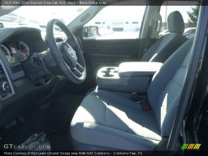 Black / Black/Diesel Gray 2015 Ram 1500 Express Crew Cab 4x4