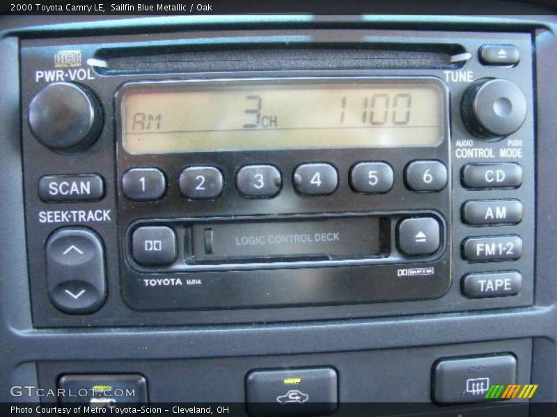 Sailfin Blue Metallic / Oak 2000 Toyota Camry LE