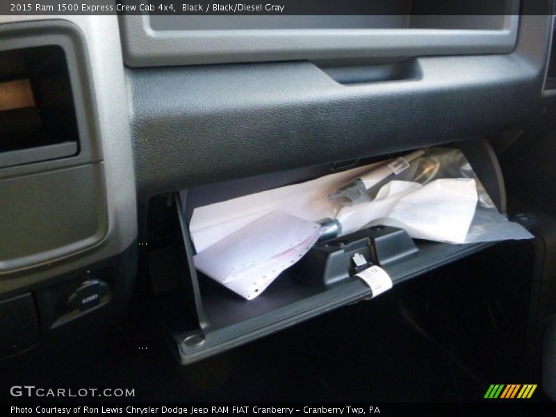 Black / Black/Diesel Gray 2015 Ram 1500 Express Crew Cab 4x4
