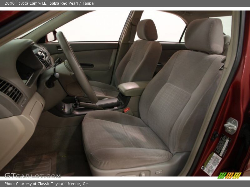 Salsa Red Pearl / Taupe 2006 Toyota Camry LE