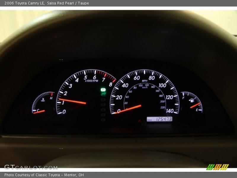 Salsa Red Pearl / Taupe 2006 Toyota Camry LE
