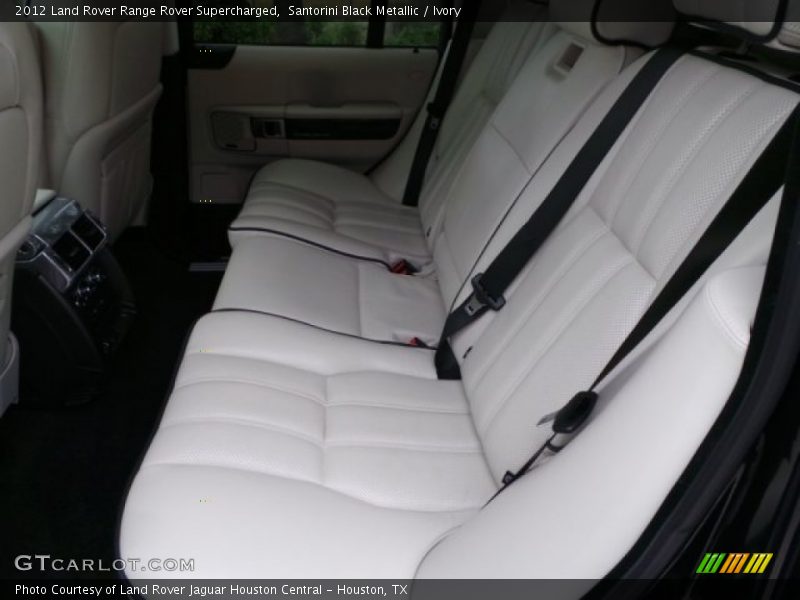 Santorini Black Metallic / Ivory 2012 Land Rover Range Rover Supercharged