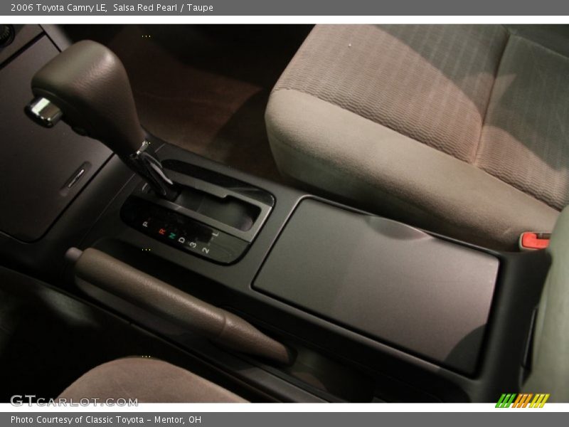 Salsa Red Pearl / Taupe 2006 Toyota Camry LE