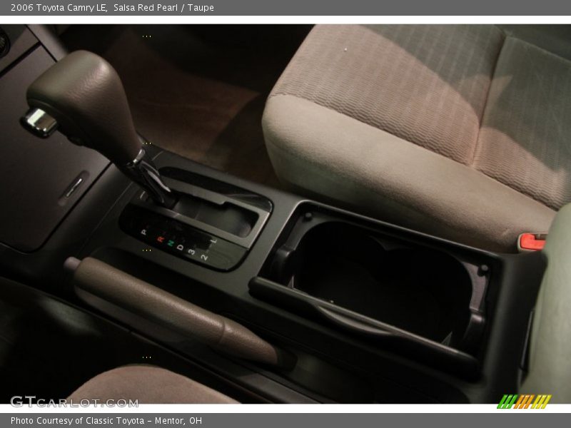 Salsa Red Pearl / Taupe 2006 Toyota Camry LE