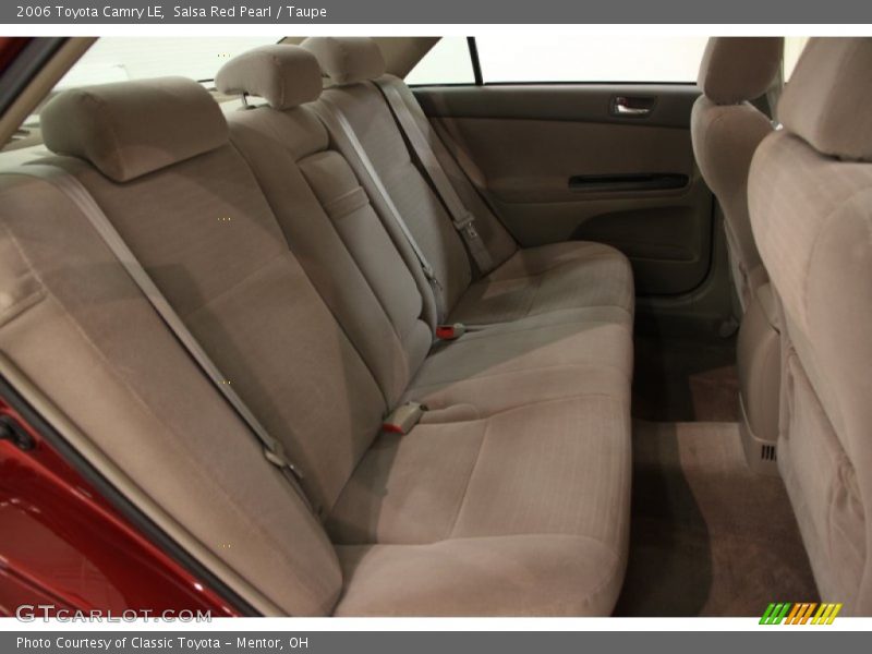 Salsa Red Pearl / Taupe 2006 Toyota Camry LE
