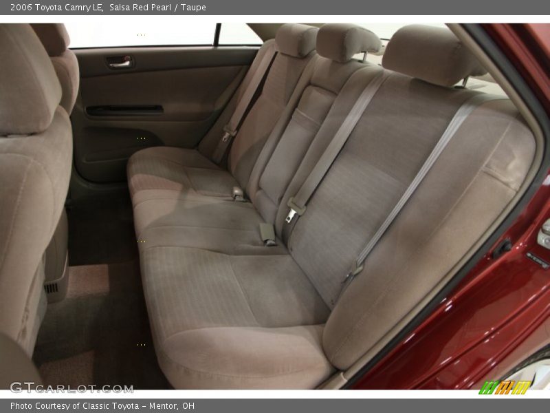 Salsa Red Pearl / Taupe 2006 Toyota Camry LE
