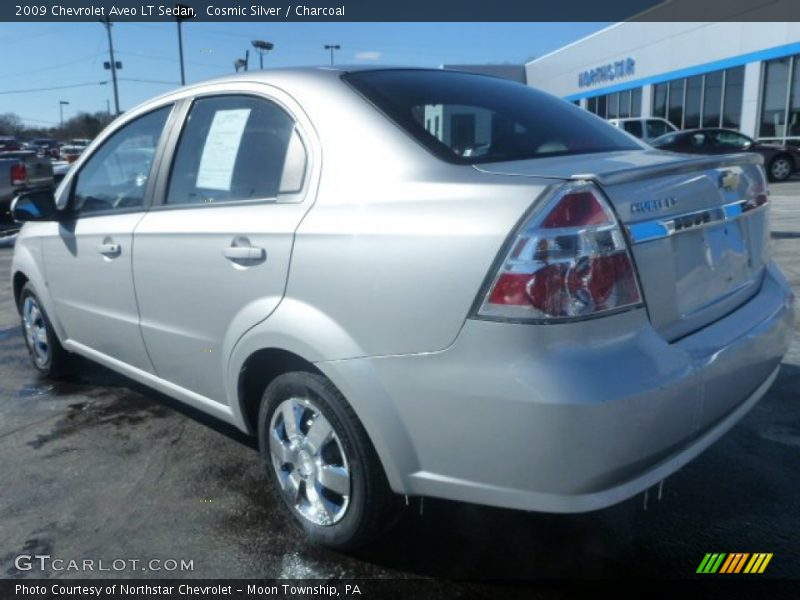 Cosmic Silver / Charcoal 2009 Chevrolet Aveo LT Sedan