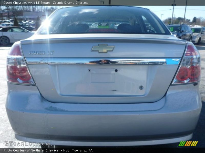 Cosmic Silver / Charcoal 2009 Chevrolet Aveo LT Sedan