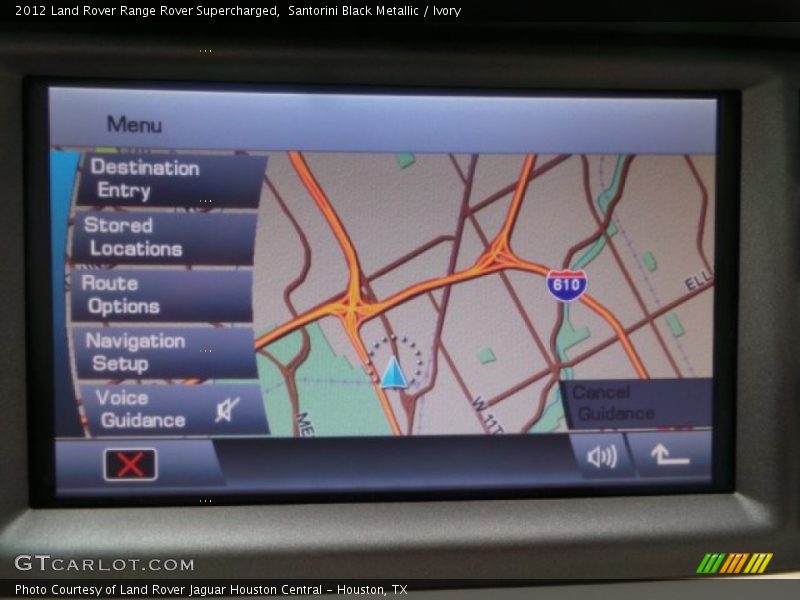 Santorini Black Metallic / Ivory 2012 Land Rover Range Rover Supercharged