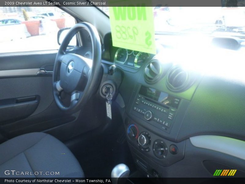 Cosmic Silver / Charcoal 2009 Chevrolet Aveo LT Sedan