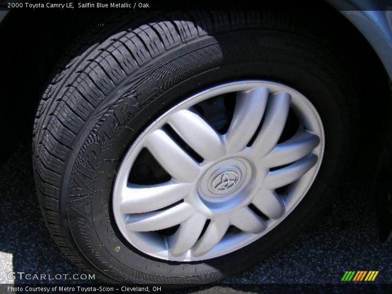 Sailfin Blue Metallic / Oak 2000 Toyota Camry LE
