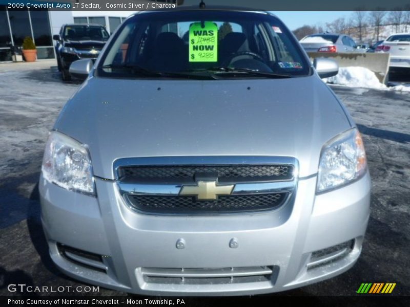 Cosmic Silver / Charcoal 2009 Chevrolet Aveo LT Sedan