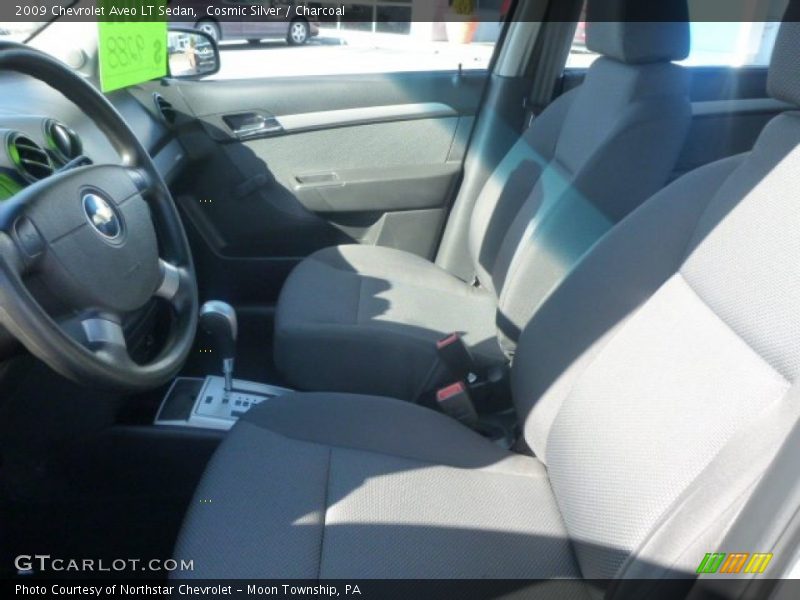 Cosmic Silver / Charcoal 2009 Chevrolet Aveo LT Sedan