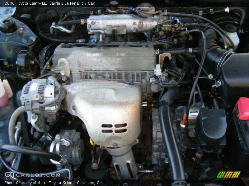 Sailfin Blue Metallic / Oak 2000 Toyota Camry LE