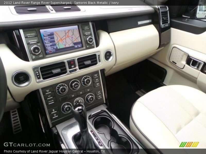 Santorini Black Metallic / Ivory 2012 Land Rover Range Rover Supercharged
