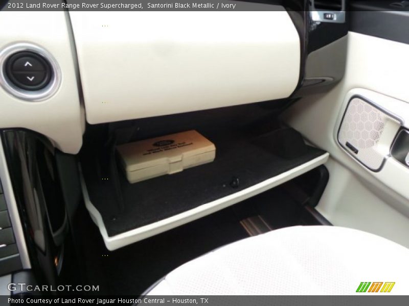 Santorini Black Metallic / Ivory 2012 Land Rover Range Rover Supercharged