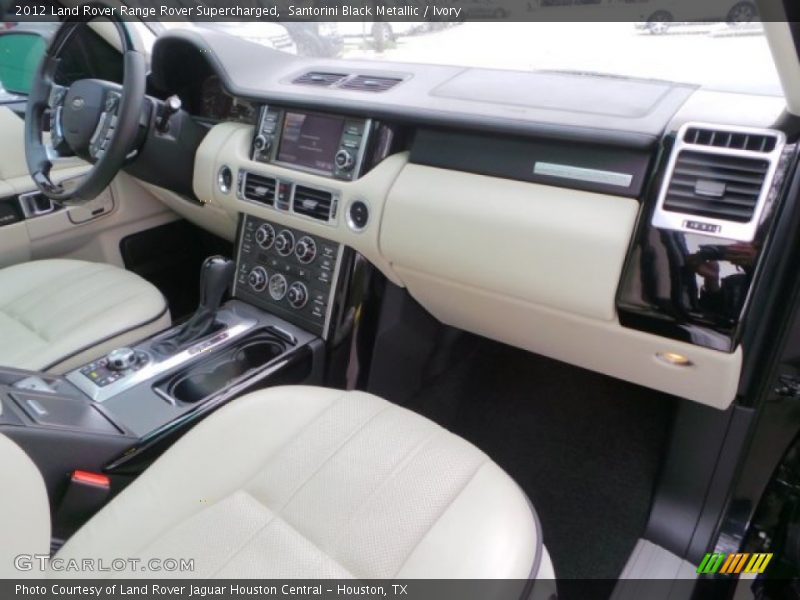 Santorini Black Metallic / Ivory 2012 Land Rover Range Rover Supercharged