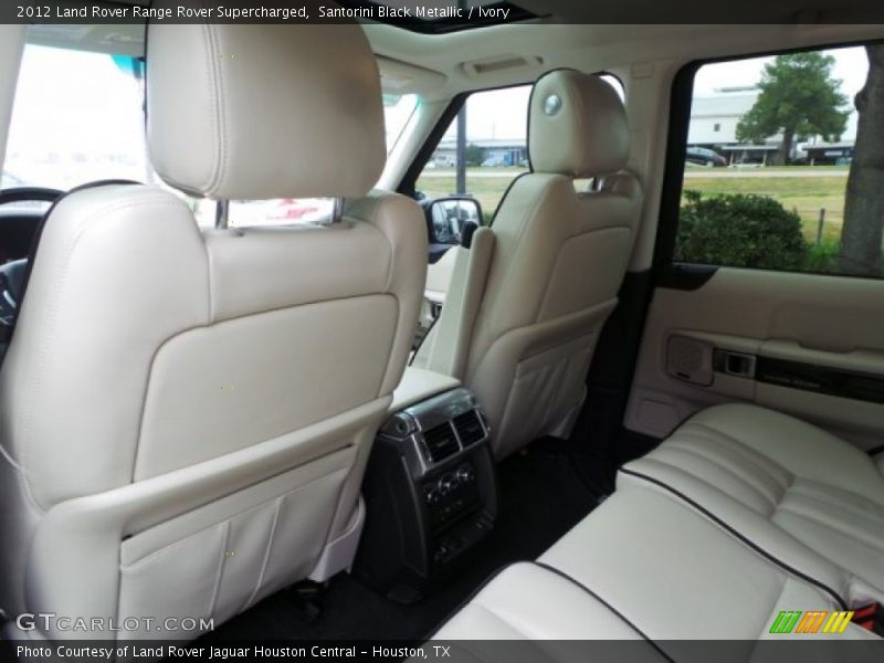 Santorini Black Metallic / Ivory 2012 Land Rover Range Rover Supercharged