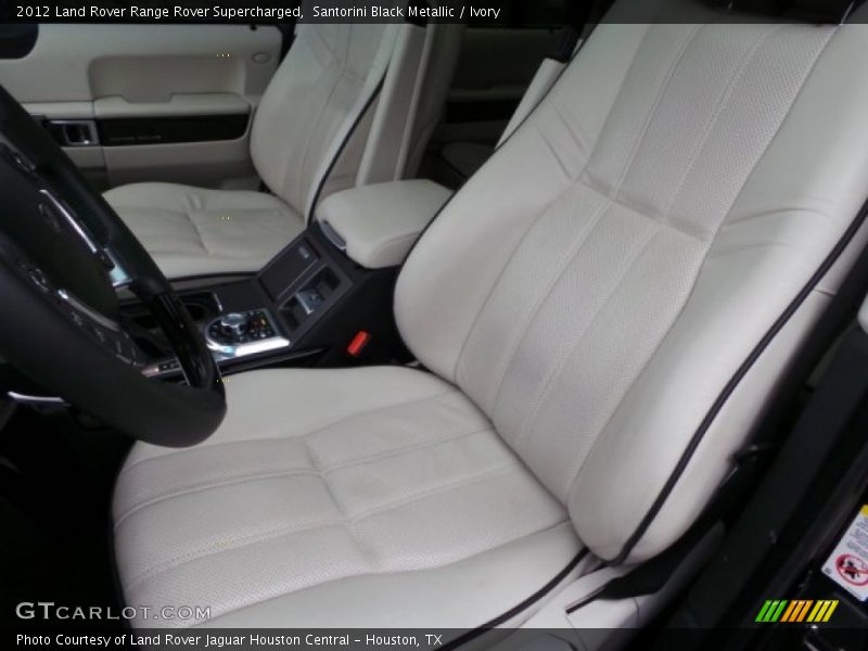 Santorini Black Metallic / Ivory 2012 Land Rover Range Rover Supercharged