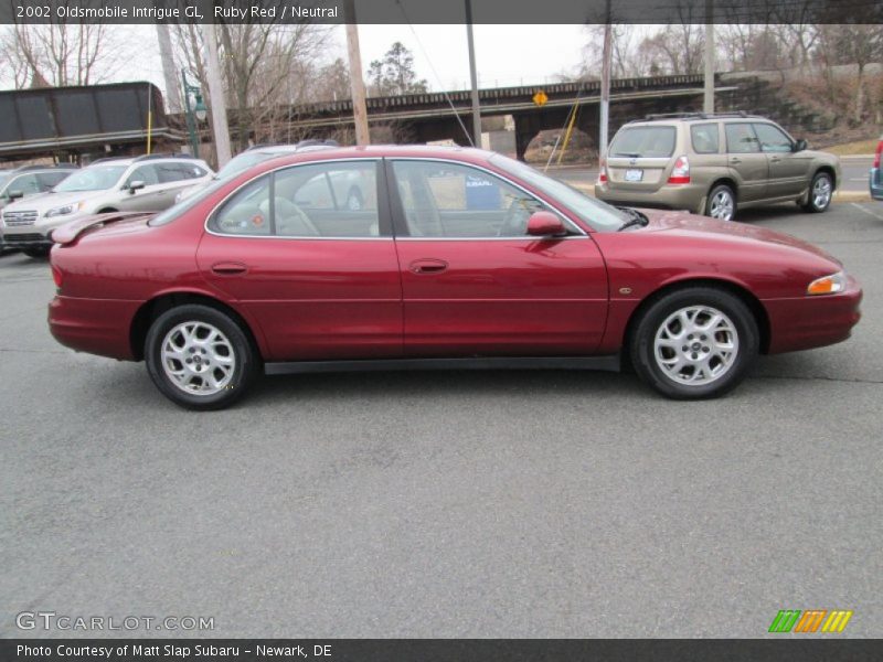 Ruby Red / Neutral 2002 Oldsmobile Intrigue GL