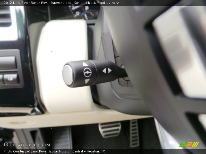 Santorini Black Metallic / Ivory 2012 Land Rover Range Rover Supercharged