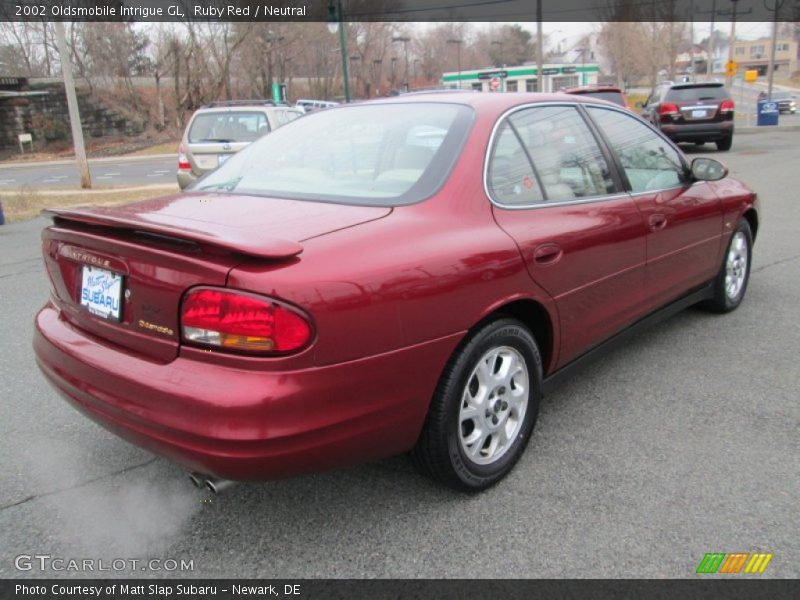 Ruby Red / Neutral 2002 Oldsmobile Intrigue GL