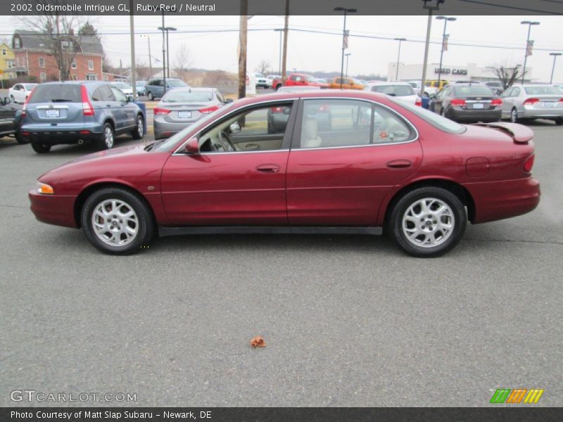 Ruby Red / Neutral 2002 Oldsmobile Intrigue GL