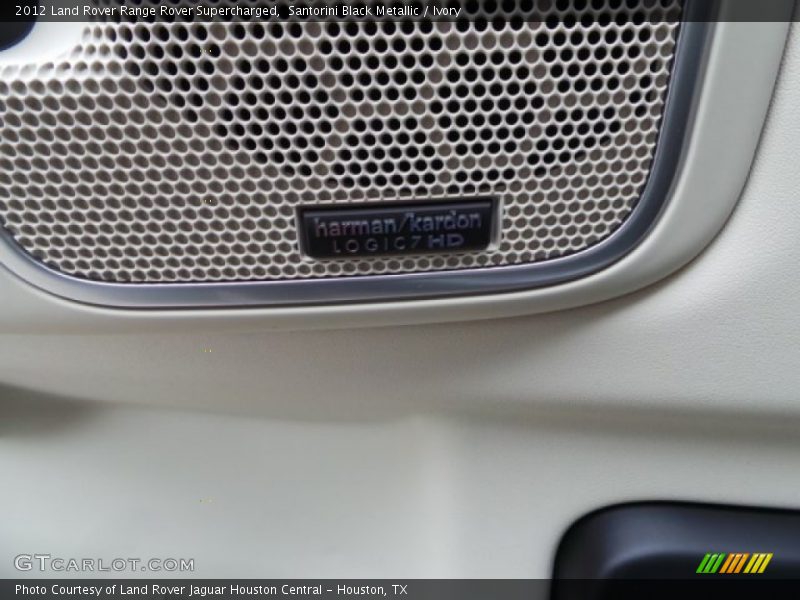 Santorini Black Metallic / Ivory 2012 Land Rover Range Rover Supercharged