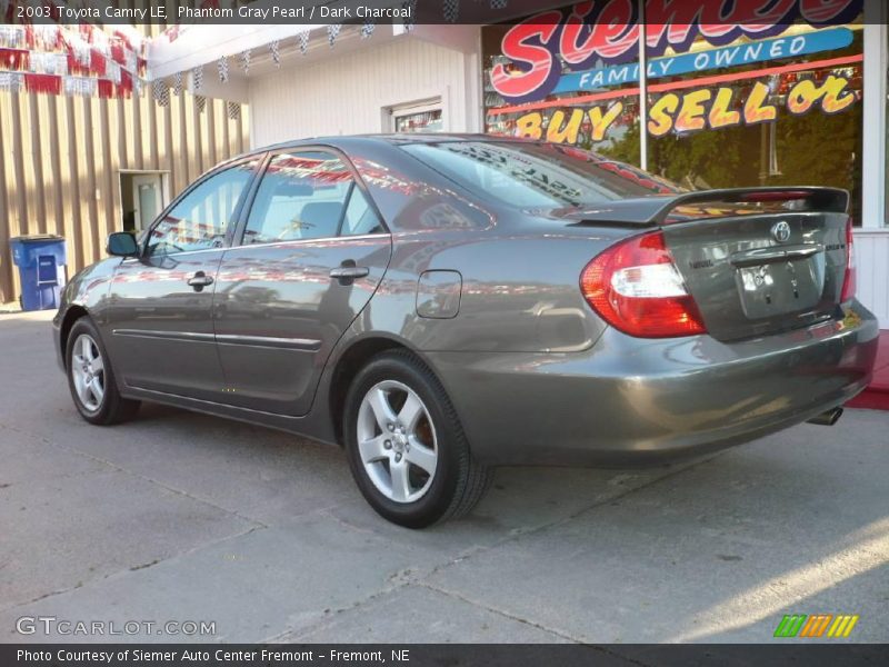 Phantom Gray Pearl / Dark Charcoal 2003 Toyota Camry LE