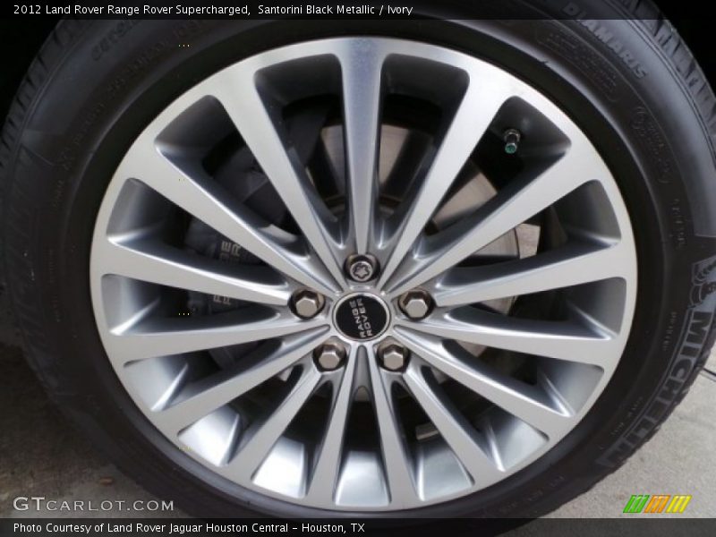 Santorini Black Metallic / Ivory 2012 Land Rover Range Rover Supercharged
