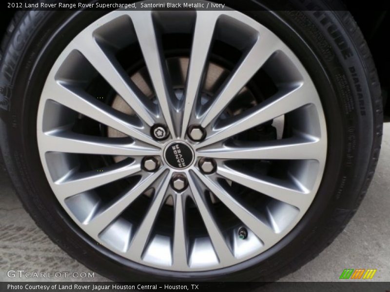 Santorini Black Metallic / Ivory 2012 Land Rover Range Rover Supercharged