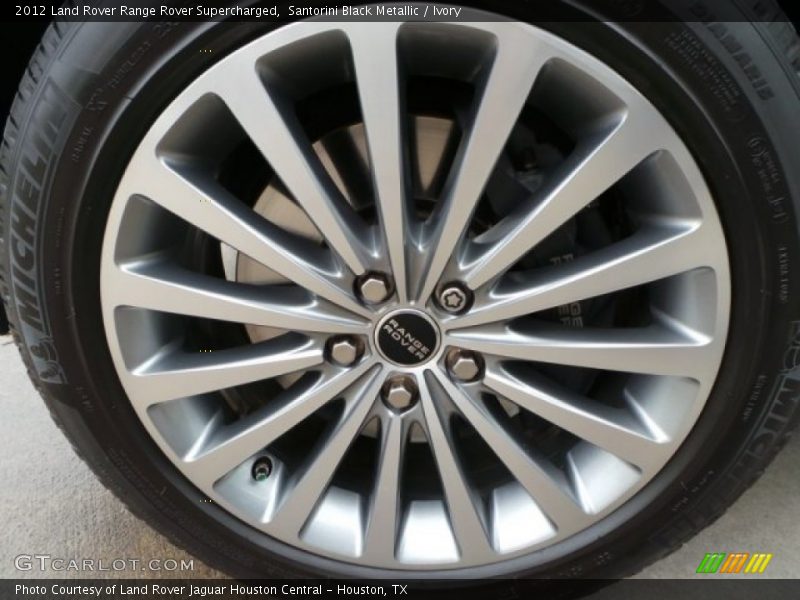 Santorini Black Metallic / Ivory 2012 Land Rover Range Rover Supercharged