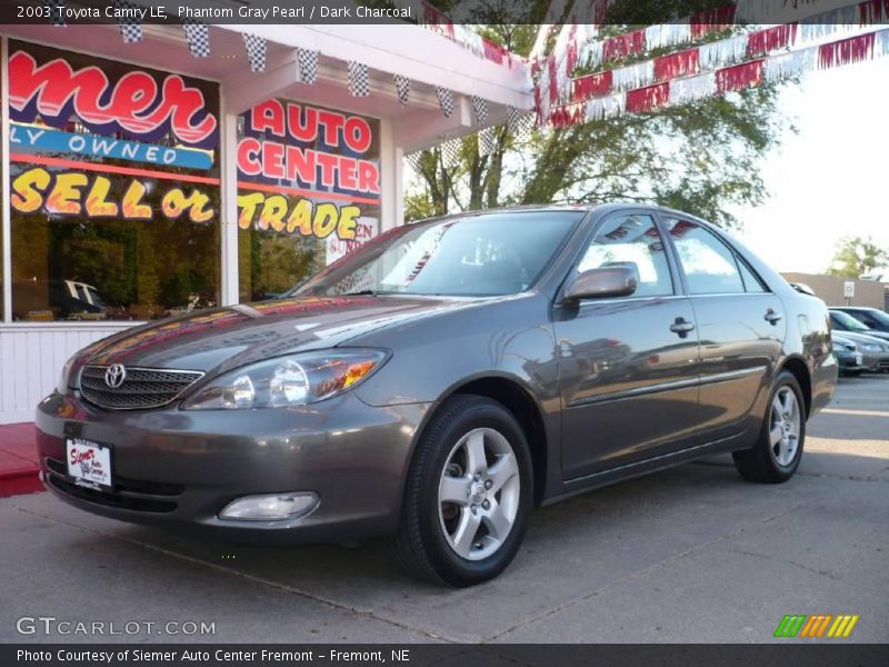 Phantom Gray Pearl / Dark Charcoal 2003 Toyota Camry LE
