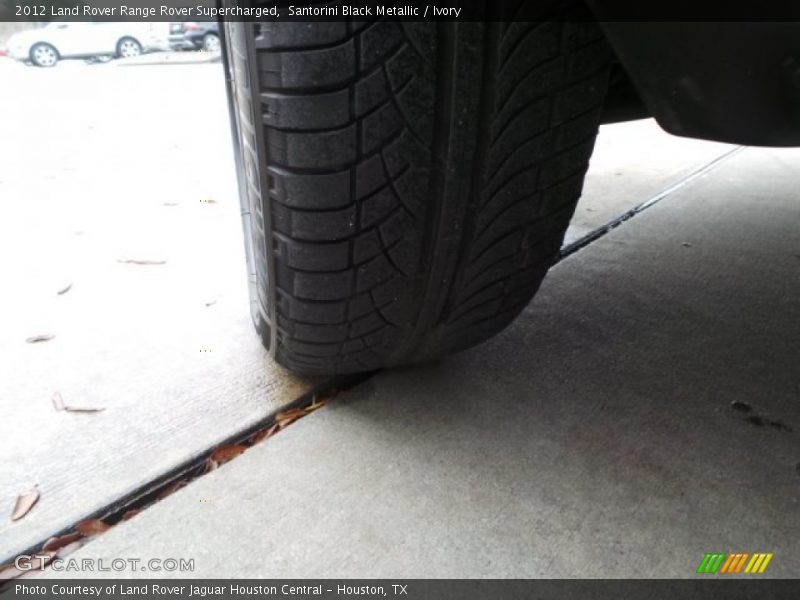 Santorini Black Metallic / Ivory 2012 Land Rover Range Rover Supercharged