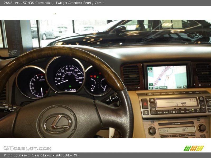 Twilight Amethyst Pearl / Camel 2008 Lexus SC 430 Convertible