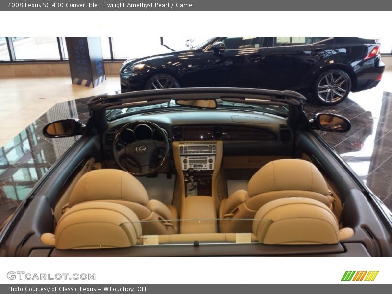Twilight Amethyst Pearl / Camel 2008 Lexus SC 430 Convertible