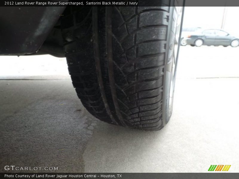 Santorini Black Metallic / Ivory 2012 Land Rover Range Rover Supercharged