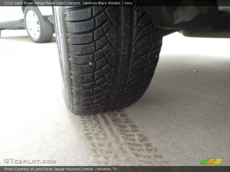 Santorini Black Metallic / Ivory 2012 Land Rover Range Rover Supercharged