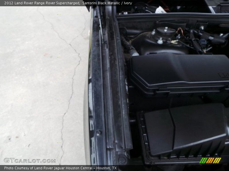 Santorini Black Metallic / Ivory 2012 Land Rover Range Rover Supercharged