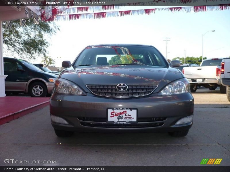 Phantom Gray Pearl / Dark Charcoal 2003 Toyota Camry LE