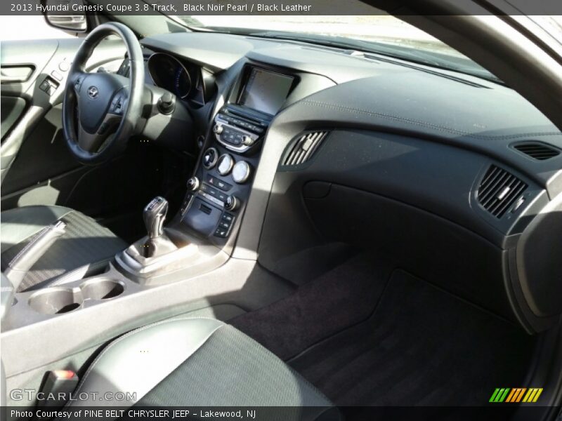 Black Noir Pearl / Black Leather 2013 Hyundai Genesis Coupe 3.8 Track