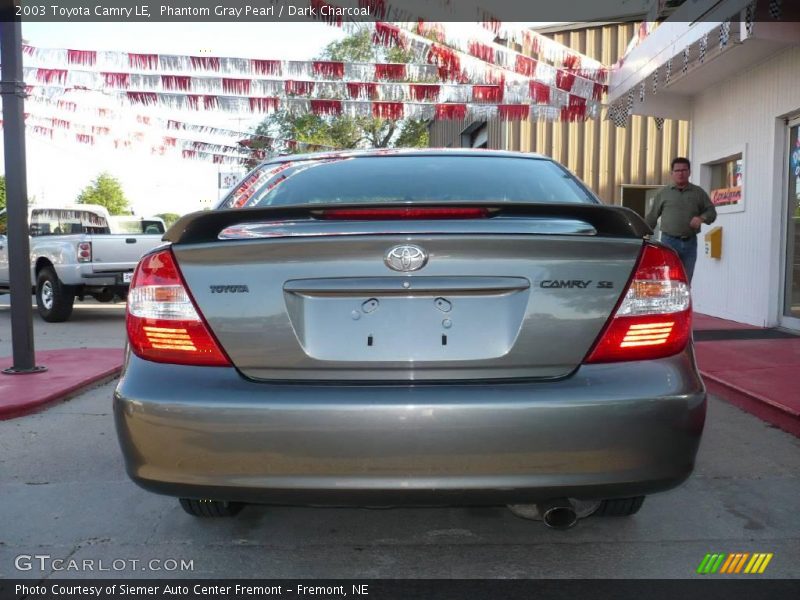 Phantom Gray Pearl / Dark Charcoal 2003 Toyota Camry LE