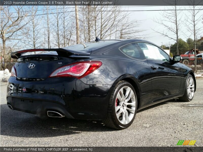 Black Noir Pearl / Black Leather 2013 Hyundai Genesis Coupe 3.8 Track