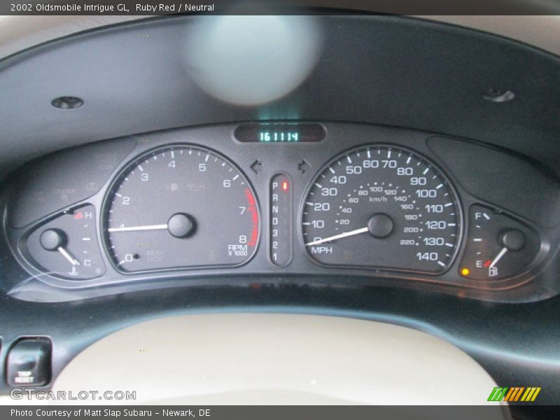 Ruby Red / Neutral 2002 Oldsmobile Intrigue GL