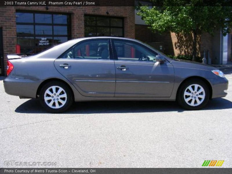 Phantom Gray Pearl / Stone 2003 Toyota Camry XLE